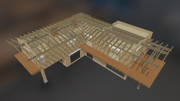 Casa bifamiliare | Zweifamilienhaus - Schio (VI) 3D Model