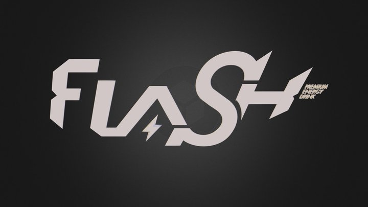 Flash Logotype.obj 3D Model