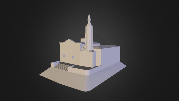 Iglesia San Juan de los Panetes Zaragoza 3D Model