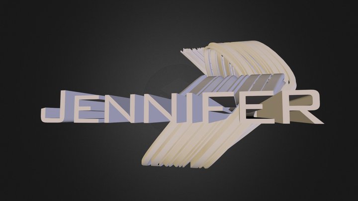 A12: 3D logo with Text Spline and Sweep NURBS 3D Model