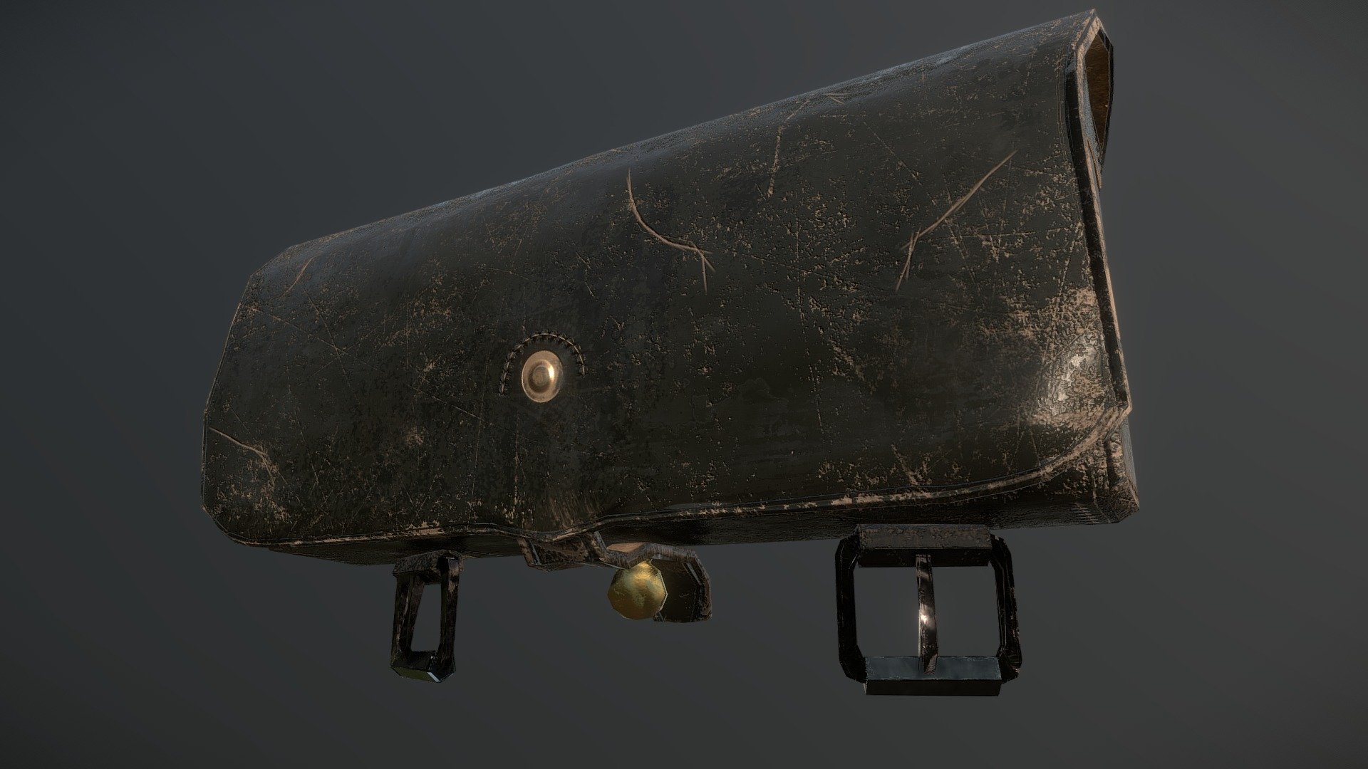 Carbine Cartridgebox Model (Worn)