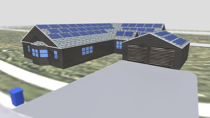 LEED Driven Concept Residential Home 3D Model