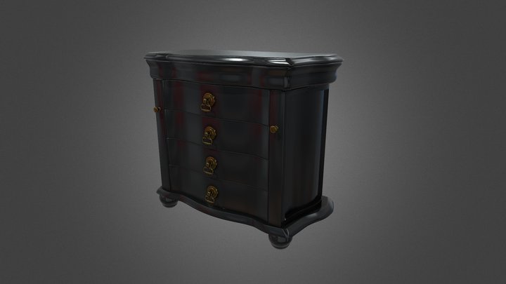 furniture nightstand 3D Model