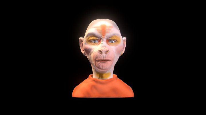 Sadhu of Hanuman 3D Model