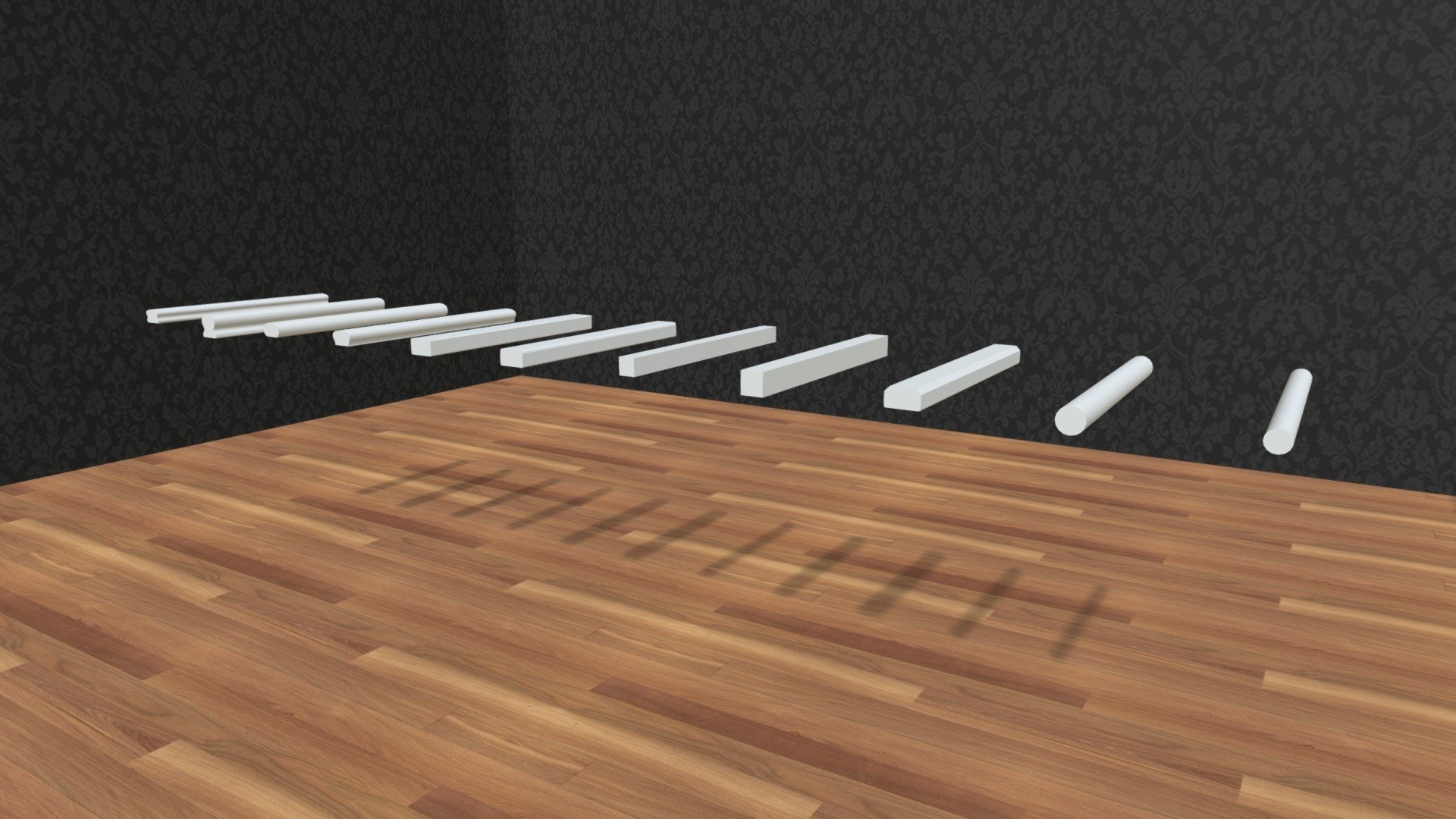 Handrails 3D views