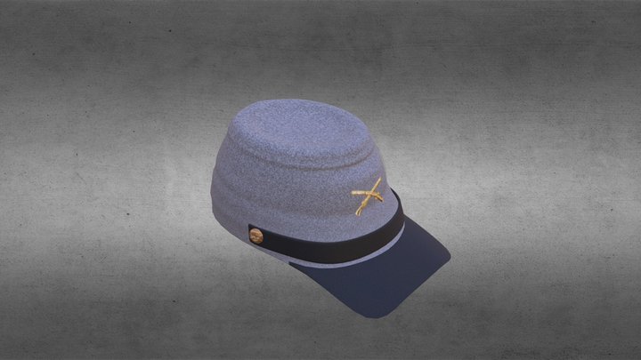 Civil War Cap 3D Model