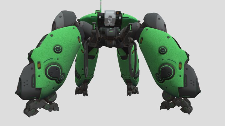 Boss tier2 new model Boss guardian deadlock 3D Model