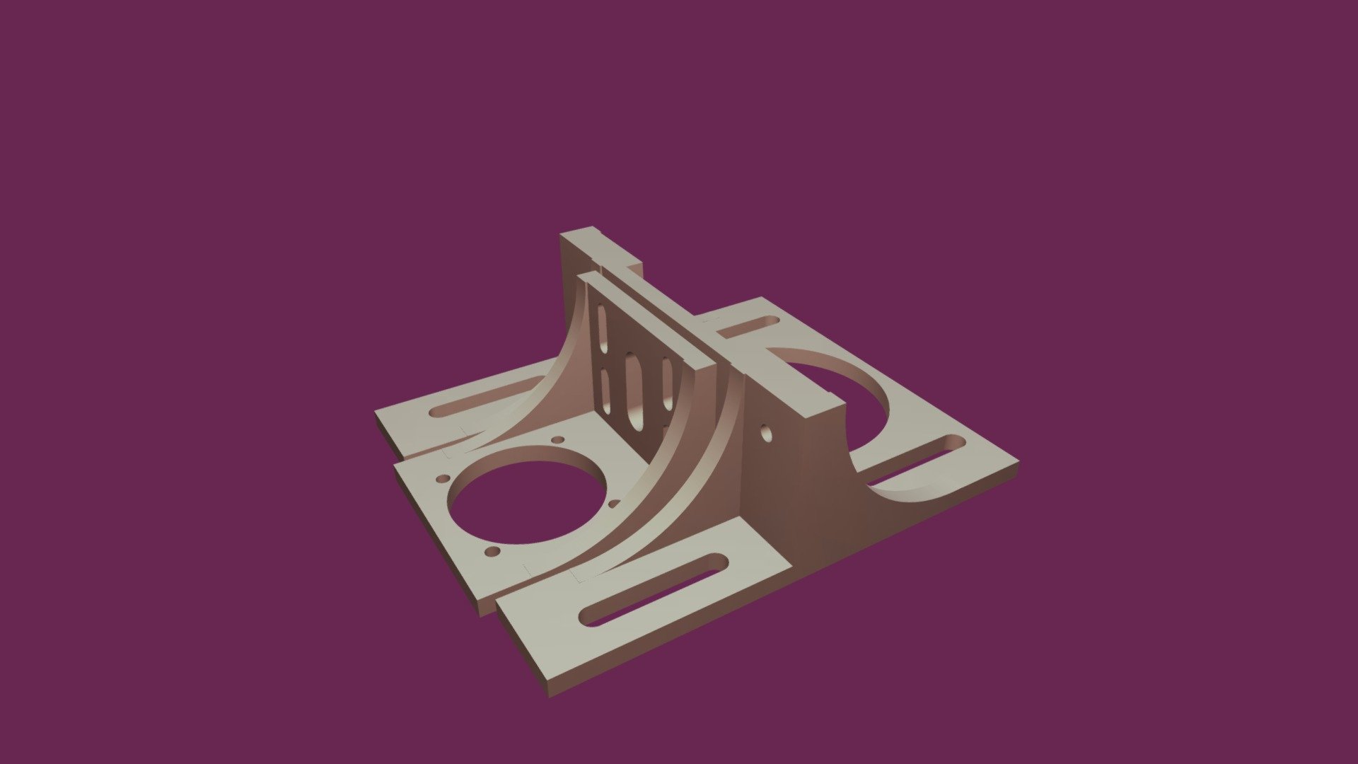 Zero G Chair Slew Nema17 Stepper Mount Base V2