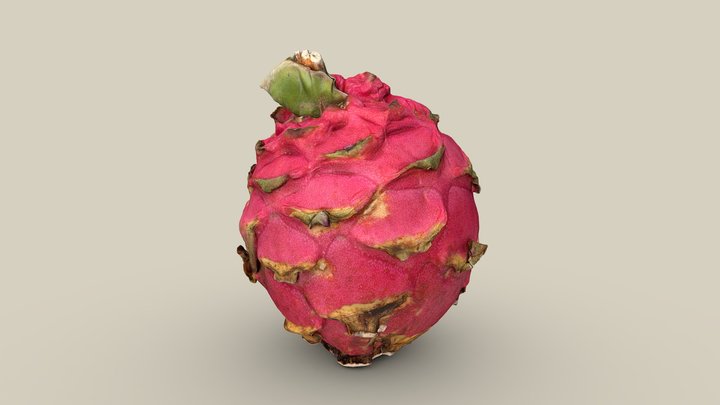 Fruit shop - Dragon fruit 3D Model