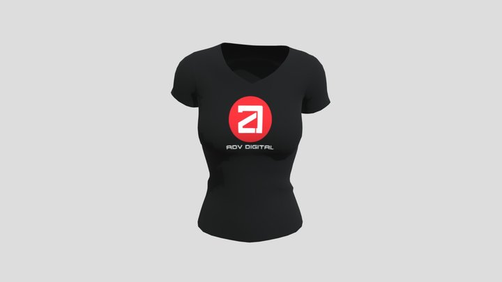 T+shirtsfemaleddfdfsd 3D Model