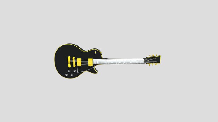 Hitori Gotoh's Guitar - Bocchi the rock! 3D Model