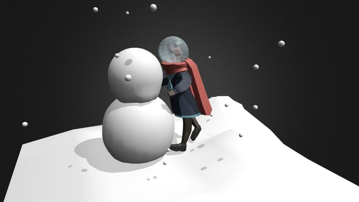 water girl 3D Model