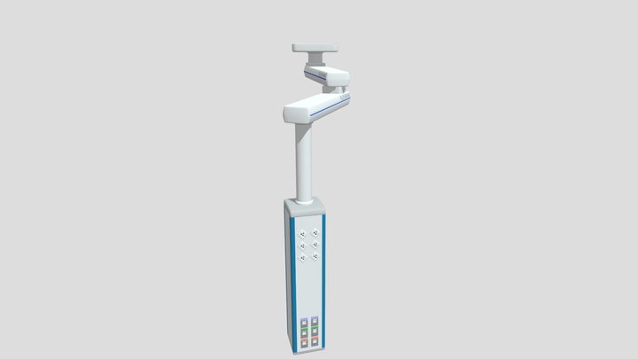 Columna de Anestesia TM9K 3D Model
