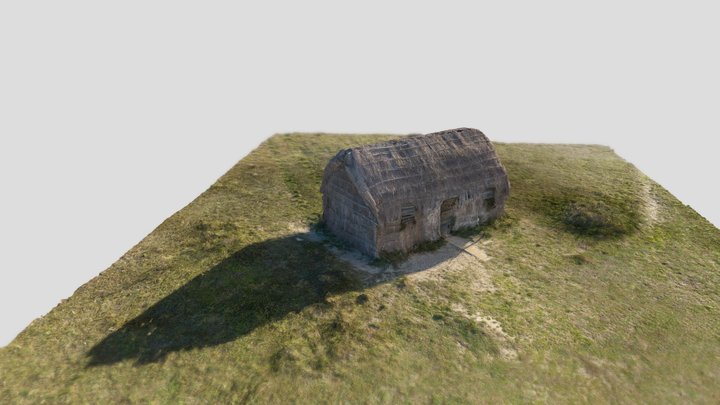Cabane des pêcheurs - Canet en Roussillon 3D Model