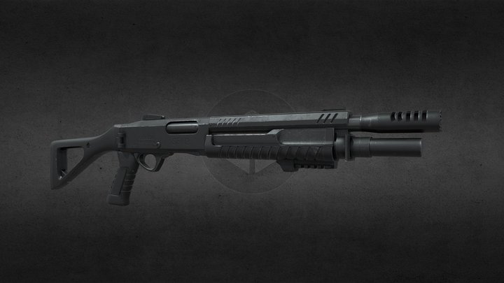 Fabarm STF/12 3D Model