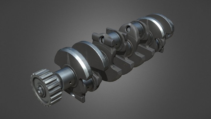 Crankshaft 3D Model