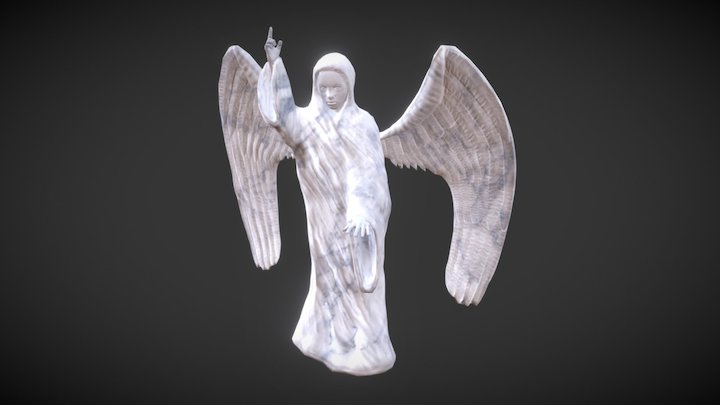 Angel 2 - Marble 3D Model