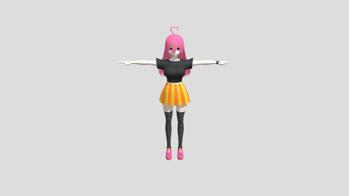 melodie_anime(ahhh) 3D Model
