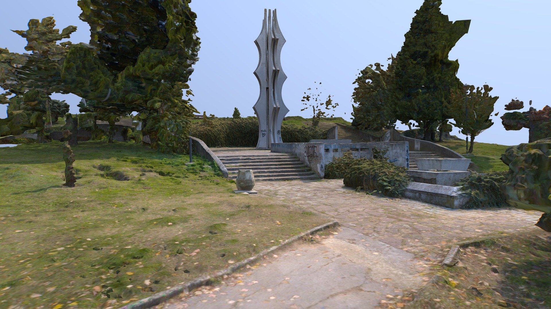 спомен парк НОБ, Алексинац - Download Free 3D model by ГРАДИТЕЉСКО И ...
