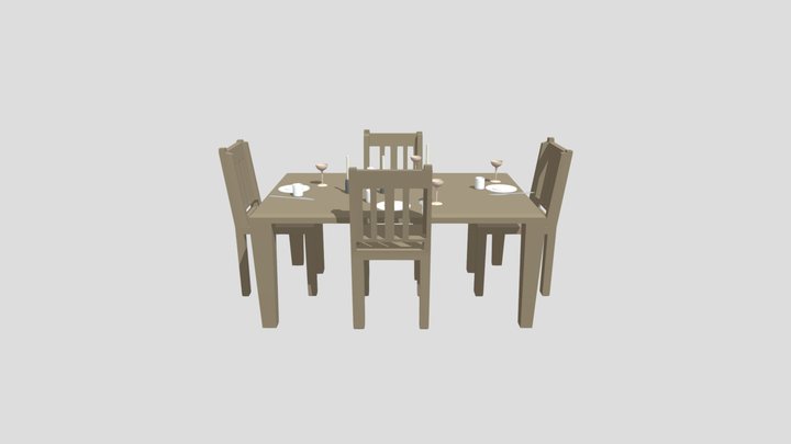 TABLE 3D Model