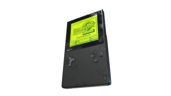 Gameboy Analogue Pocket 3D Model