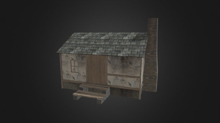 Abandoned Cabin Environment 3D Model