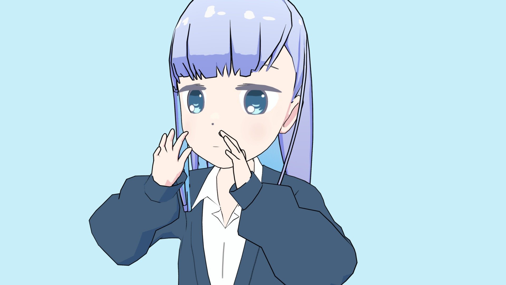 Aharen-San [阿波連さんははかれない] - 3D model by Aunn [ca0f1e8] - Sketchfab