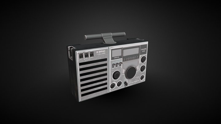 Panasonic Radio 3D Model