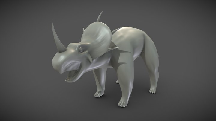 Styracosaurus albertensis 3D Model