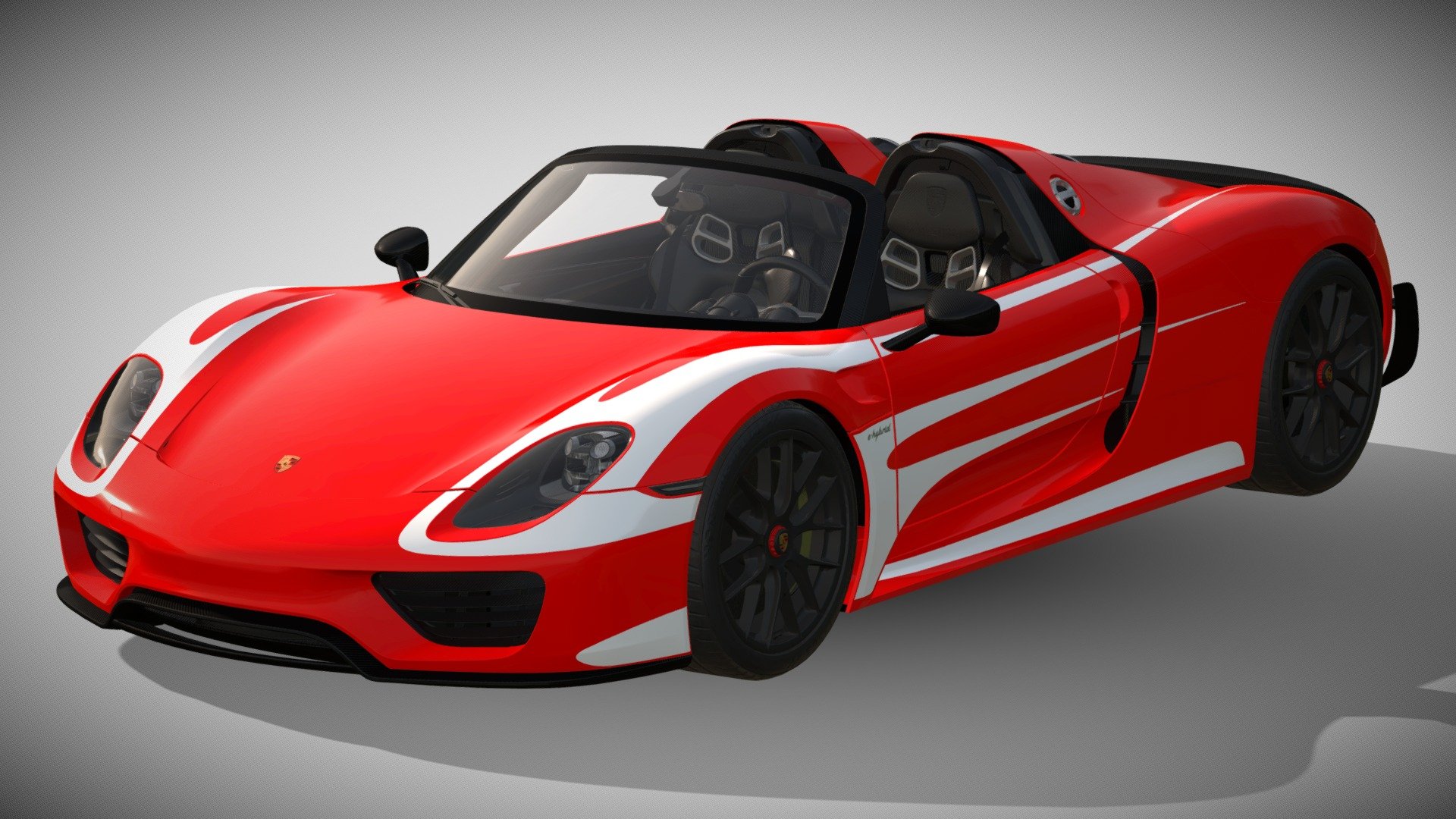 2015 Mark Webber Porsche 918 Spyder - Download Free 3D model by