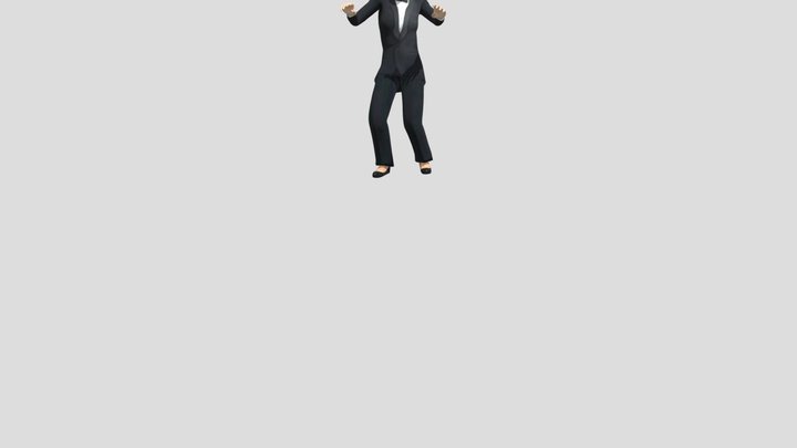 Donya Hip Hop Dancing 3D Model