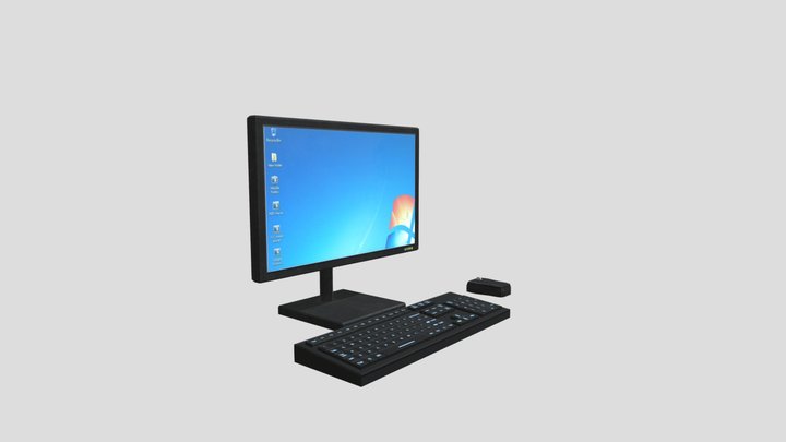 Gorilla tag fan computer 3D Model