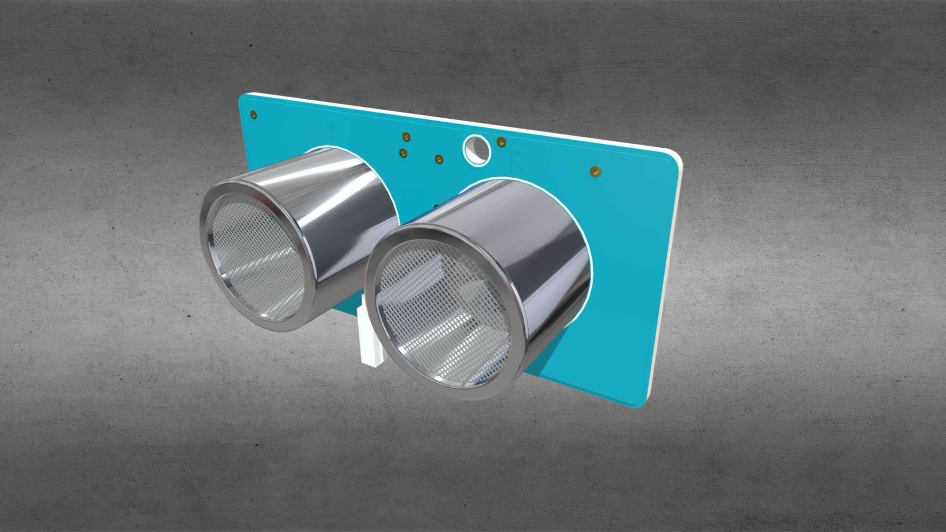 Capteur ultrasons — Sketchfab embed 3D viewer