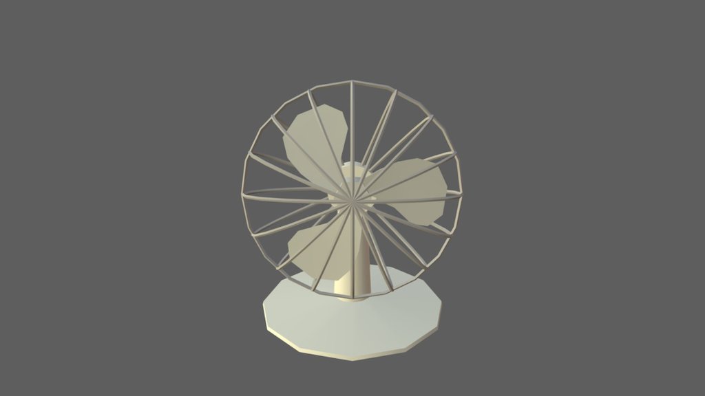 Desk Fan - 3d Model By Bennybrickster [ca12f84] - Sketchfab