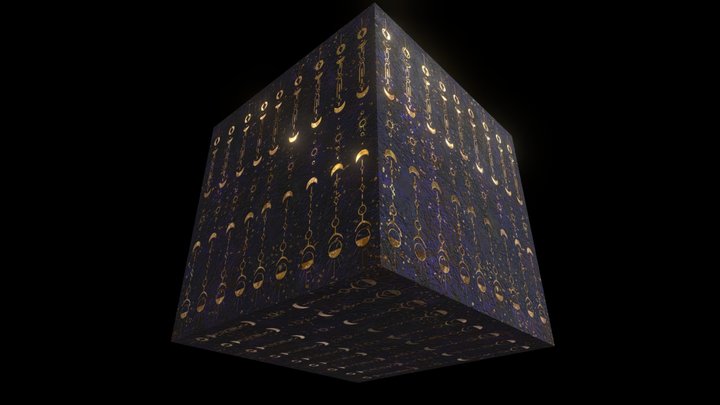 Astrology Brick Pattern 3D Model