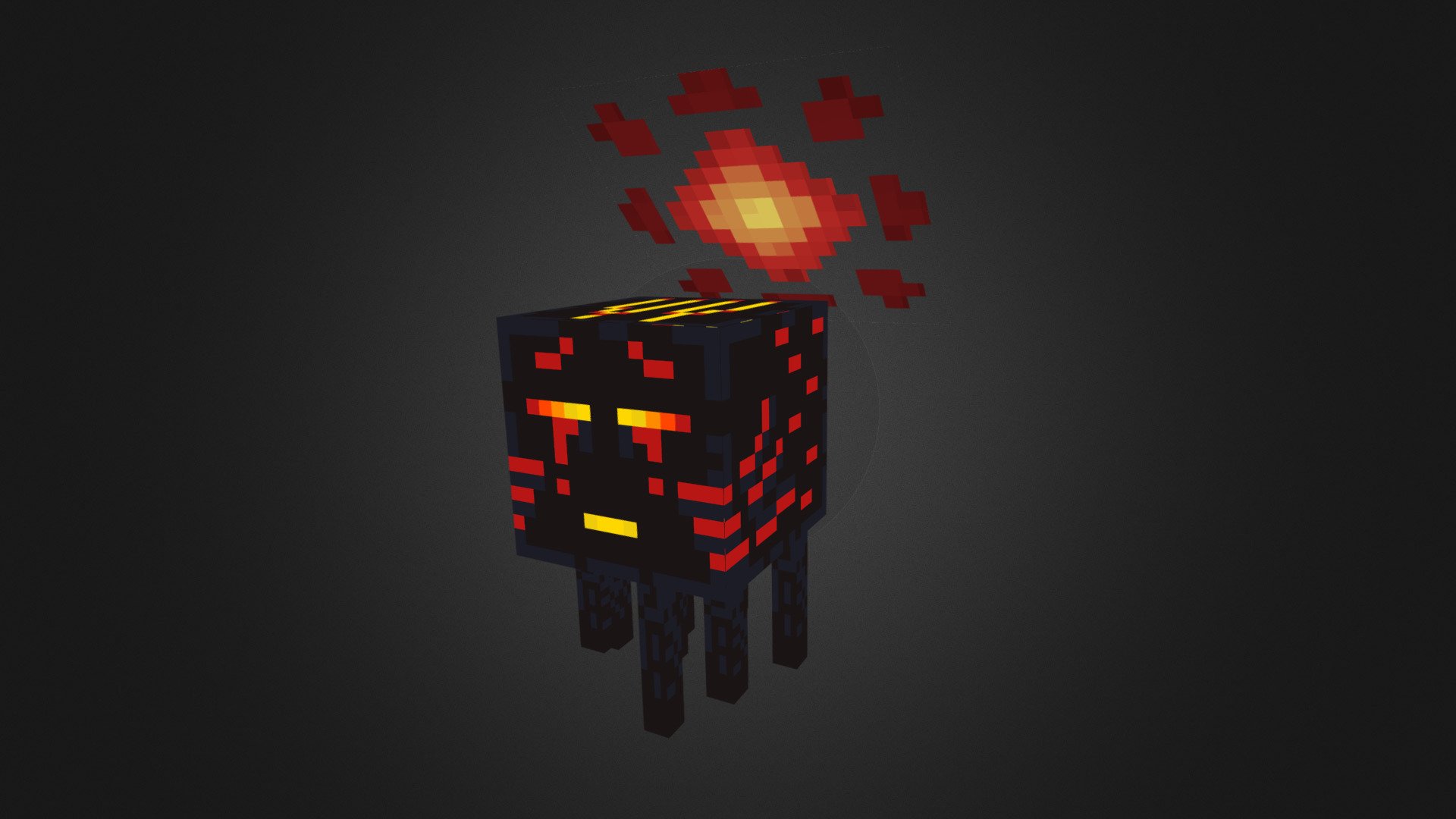 Magma ghast 3D model by vivo_704 [ca14ffd] Sketchfab