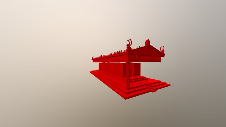 Poser Parthenon1 3D Model