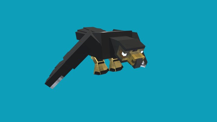 Aguia negra da Savana 3D Model