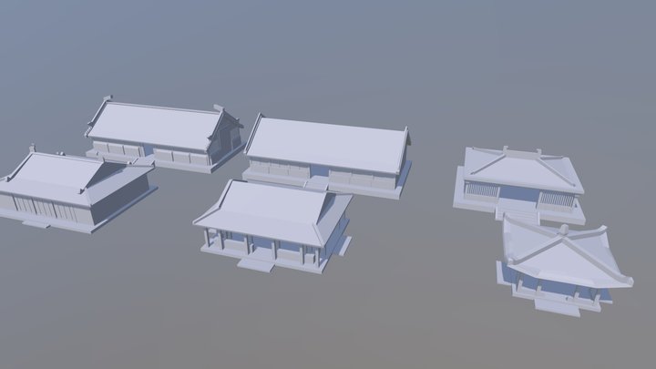 Chinese Building Kit – Free 3D Model STL