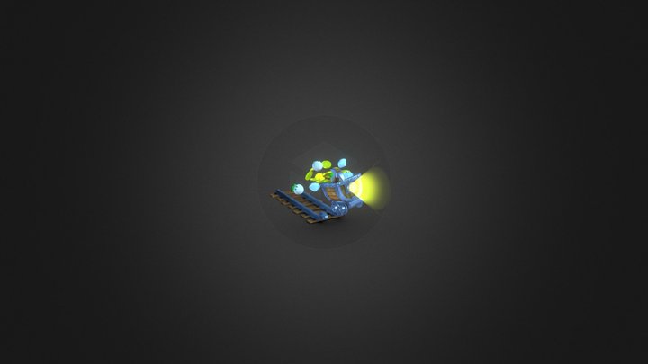 Captain Toad Mine Cart 3D Model