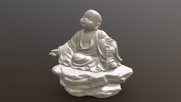 Young Buddhist Monk 小沙弥 3D Model