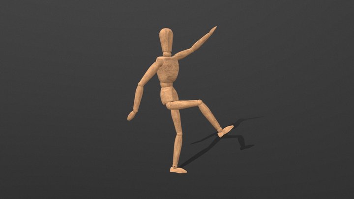 Artist's Dummy Mannequin 3D Model