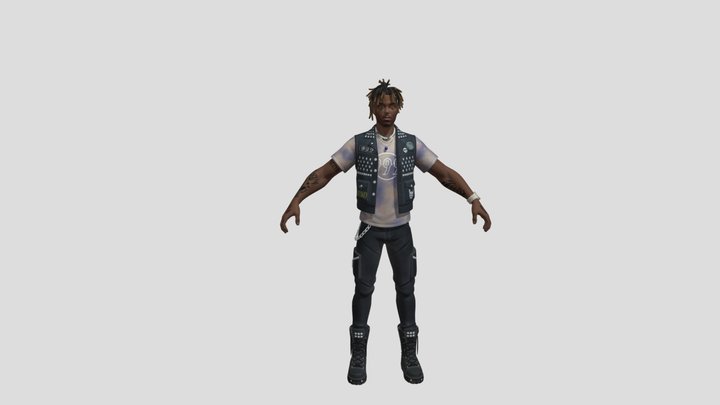 Juicewrldfortnite_skin 3D Model