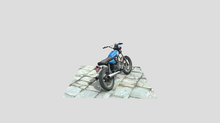 Custom mod Rx 100 Bike 3D Model