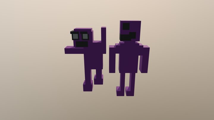 Purple Dude 3D Model