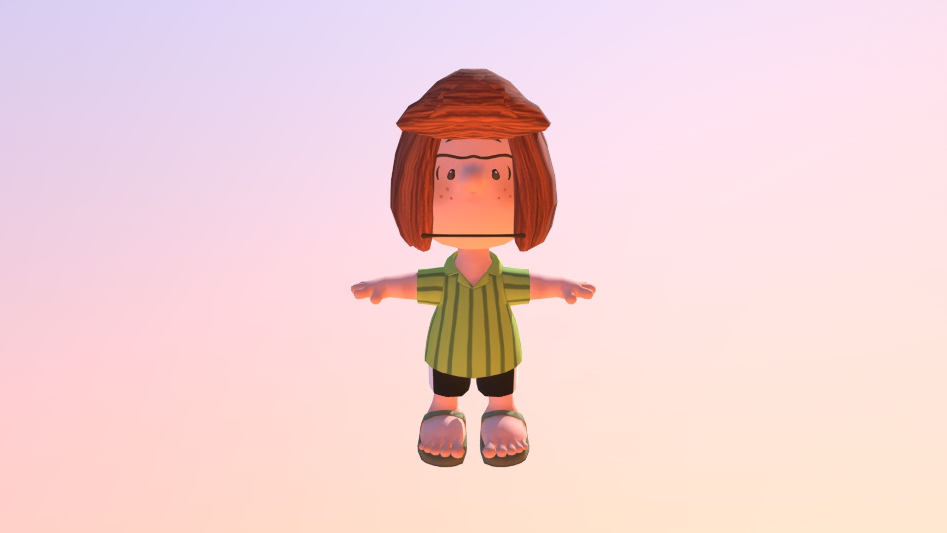 Peppermint patty - Download Free 3D model by badanon1 [ca19548] - Sketchfab