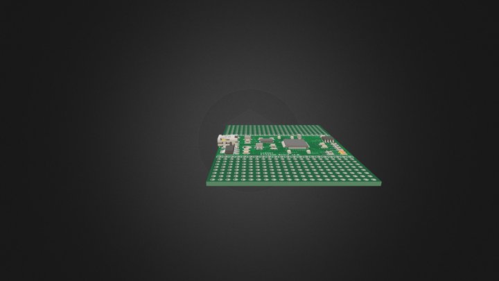 FT2232H-Board-v1_0 3D Model