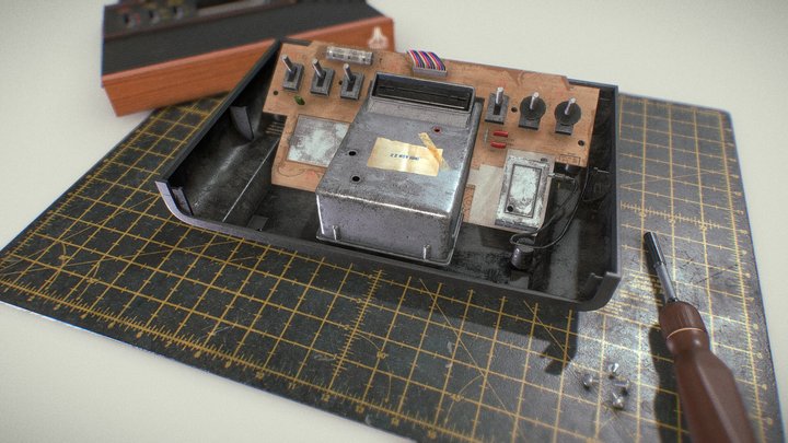 Atari 2600 Restoration 3D Model