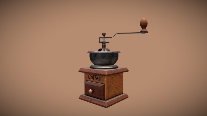 Coffee Grinder 3D Model