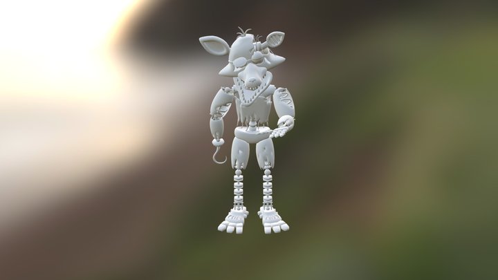 Withered Foxy – Free 3D Model STL